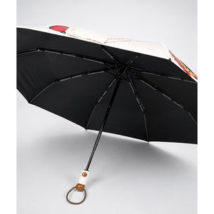 Little Surprise Box Puppy 3 Fold Umbrella | The Mom Store - White Umbrella