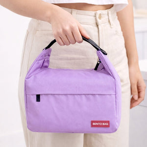 Little Surprise Box Purple Adjustable Buckle Hook Style Insulated Lunch Bag for Kids & Adults - Lunch Bags