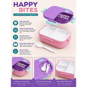 Little Surprise Box Purple Bento Lunch Box | The Mom Store - Purple Lunch Box