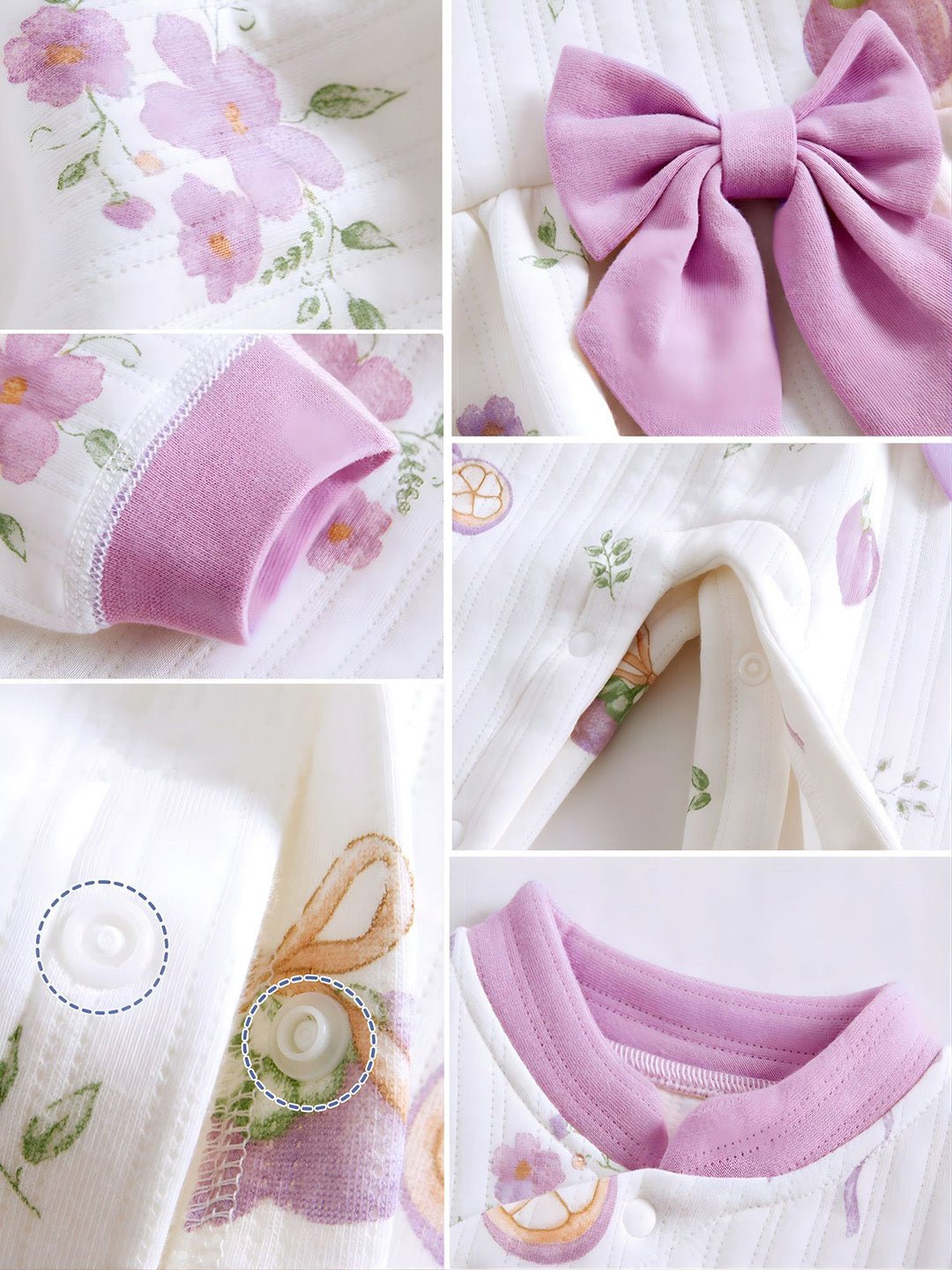 Little Surprise Box Purple Bow Newborn Baby Girl Gift Set (23 Pcs) - Gift Set