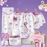 Little Surprise Box Purple Bow Newborn Baby Girl Gift Set (23 Pcs) - Gift Set