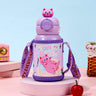 Little Surprise Box Purple Cat 3D Lid Stainless Steel Kids Bottle 550ml - Water Bottle