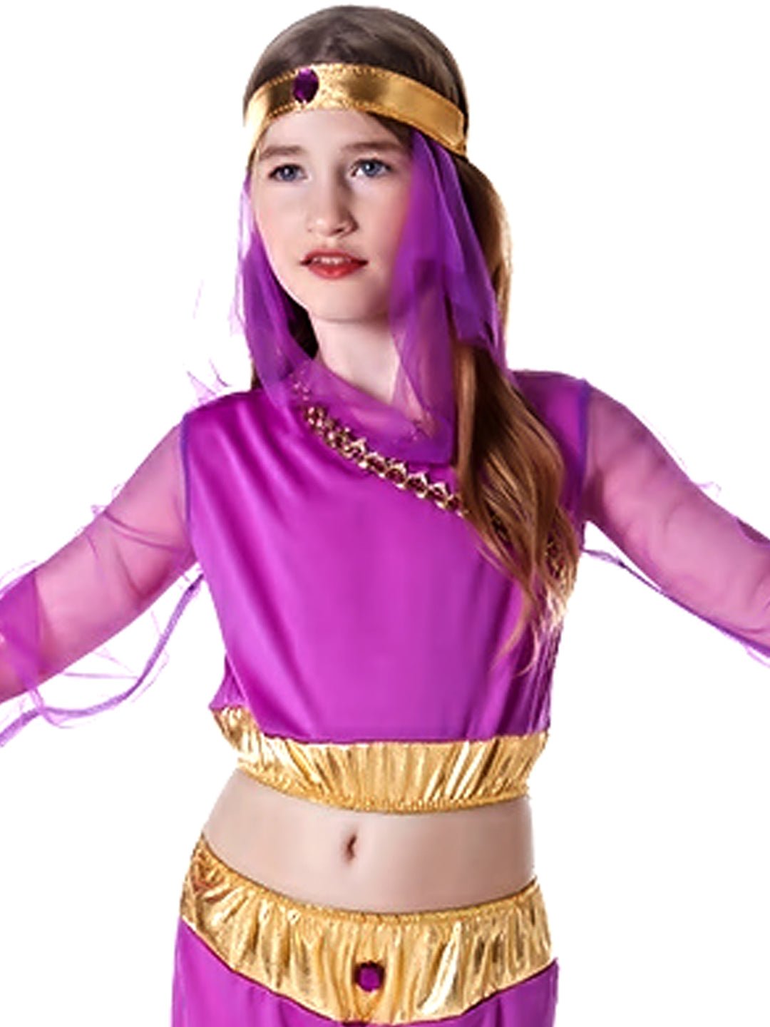 Little Surprise Box, Purple Genie, Kids Halloween Costume Fancy Dress Up - LSB - HWC - PURPLGENIE - 7 - 8Y
