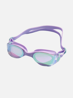 Little Surprise Box, Purple Hologram UV protected Unisex Swimming Goggles for Kids/Teens - LSB-SG-HOLPURPL