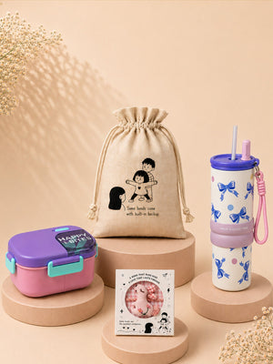 Little Surprise Box Purple Rakhi Gift Combo - Rakhi Combo