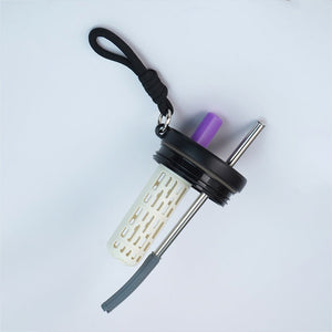 Little Surprise Box Purple Smiley Stainless Steel Tumbler 550ml - Water Bottle