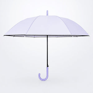 Little Surprise Box Purple Solid Border Umbrella | The Mom Store - Monsoon Wear