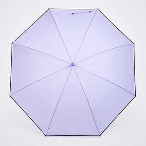 Little Surprise Box Purple Solid Border Umbrella | The Mom Store - Monsoon Wear