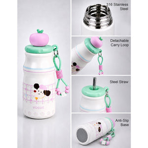 Little Surprise Box Purple Stars Stainless Steel Water Bottle with Infuser - Multi Water Bottle