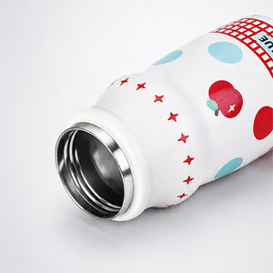 Little Surprise Box Purple Stars Stainless Steel Water Bottle with Infuser - Red Water Bottle