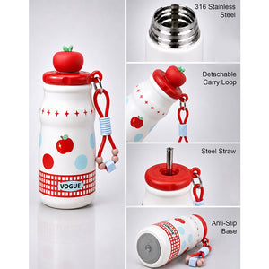 Little Surprise Box Purple Stars Stainless Steel Water Bottle with Infuser | The Mom Store - Red Water Bottle