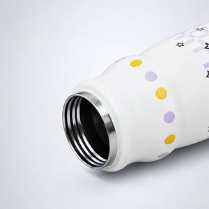 Little Surprise Box Purple Stars Stainless Steel Water Bottle with Infuser | The Mom Store - Purple Water Bottle