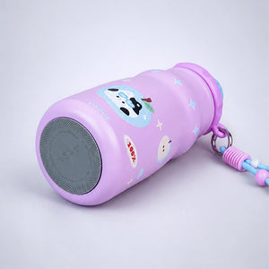 Little Surprise Box Purple Stars Stainless Steel Water Bottle with Infuser | The Mom Store - Pink Water Bottle
