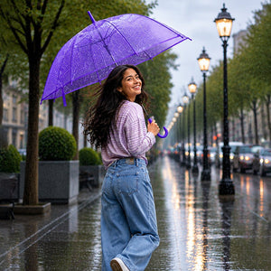 Little Surprise Box Purple Umbrella | The Mom Store - Monsoon Wear