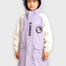 Little Surprise Box, Purple Uni Cap Style knee length Raincoat for Kids & Teens - LSB - RC - PURPL - CAP - XL