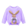 Little Surprise Box Purple with 3d Bunny Kids Cardigan Sweater - LSB - Cardi - RDNKBUNNYPURPL - 1 - 2Y