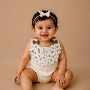 Little Surprise Box Rabbit Bib Set 2PCS | The Mom Store - Bedding