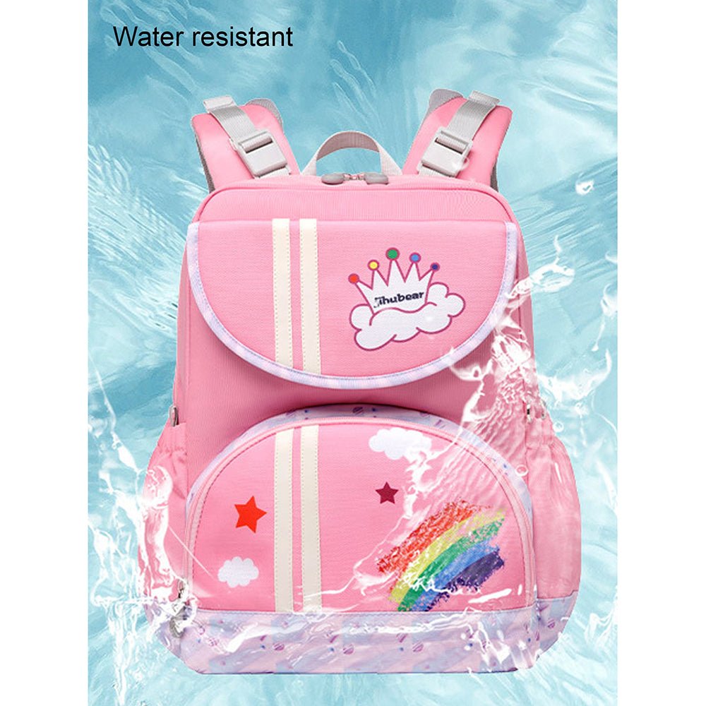 Little Surprise Box Rainbow Splash Ergonomic School Backpack for Kids - LSB-BG-PNKRAINBW
