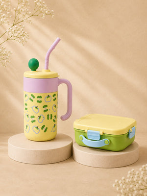 Little Surprise Box Rakhi Tumbler Lunch Combo - Rakhi Combo