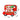 Little Surprise Box Red Bus Tin Gift Box for Christmas Gift Packaging - Christmas Decor