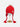 Little Surprise Box Red Butterfly Knitted Soft Woolen Winter Cap With Tie - LSB - WCAP - REDBUTRFLY