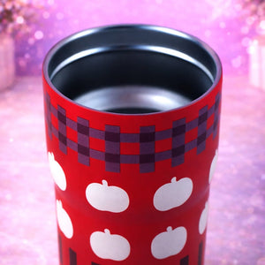 Little Surprise Box Red Checks Apple Tumbler & Water Bottle 560ml - Water Bottle