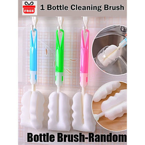 Little Surprise Box Red Checks Stainless Steel Water and Coffee Tumbler for Kids and Adults, 600ml with a free cleaning brush - XMAS BOTTLES