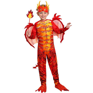 Little Surprise Box Red Dragon,Kids Halloween Costume Fancy Dress Up - 3-4Y Halloween Costumes