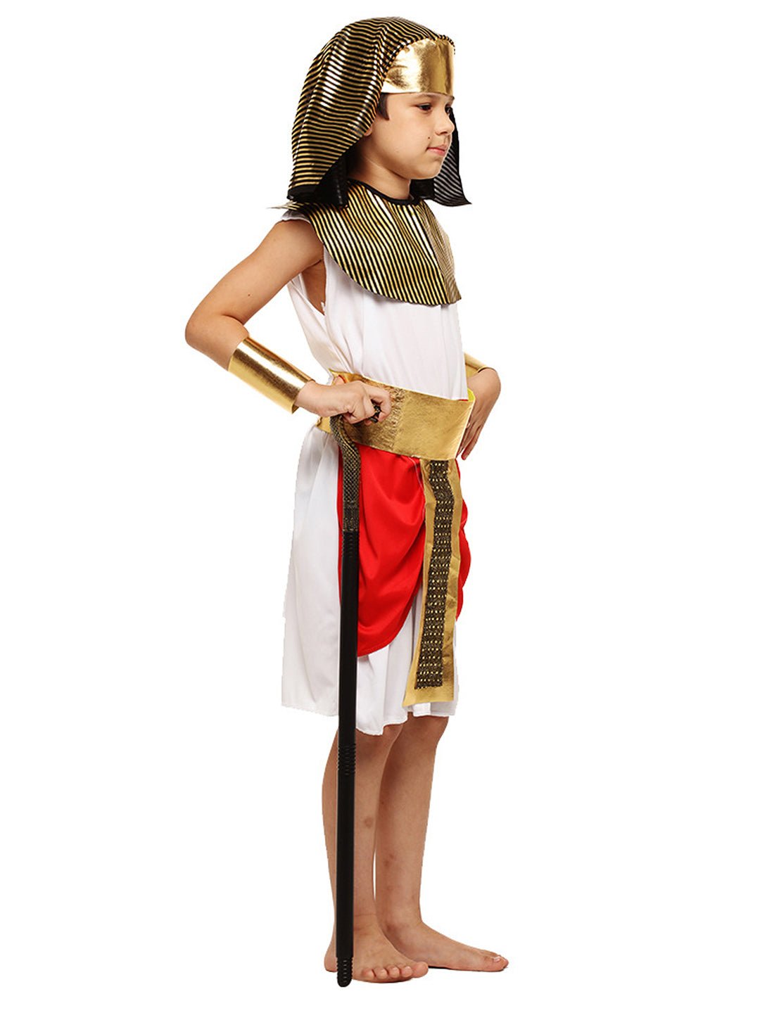 Little Surprise Box, Red Egyptian Boy, Kids Halloween Costume Dress Up for Boy - LSB - HWC - REDEGYPTBOY - 7 - 9Y