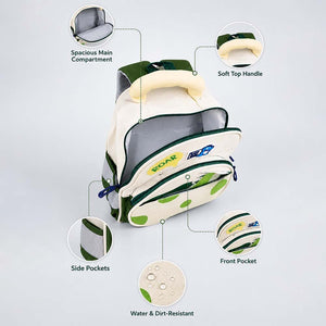 Little Surprise Box Roar Dino Backpack | The Mom Store - Green School Bag