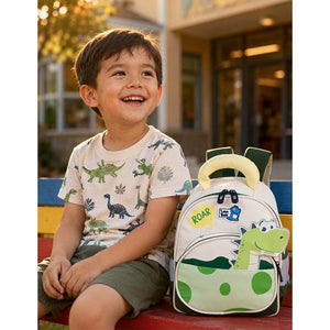 Little Surprise Box Roar Dino Backpack | The Mom Store - Green School Bag