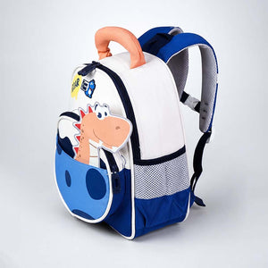 Little Surprise Box Roar Dino Backpack | The Mom Store - Orange School Bag