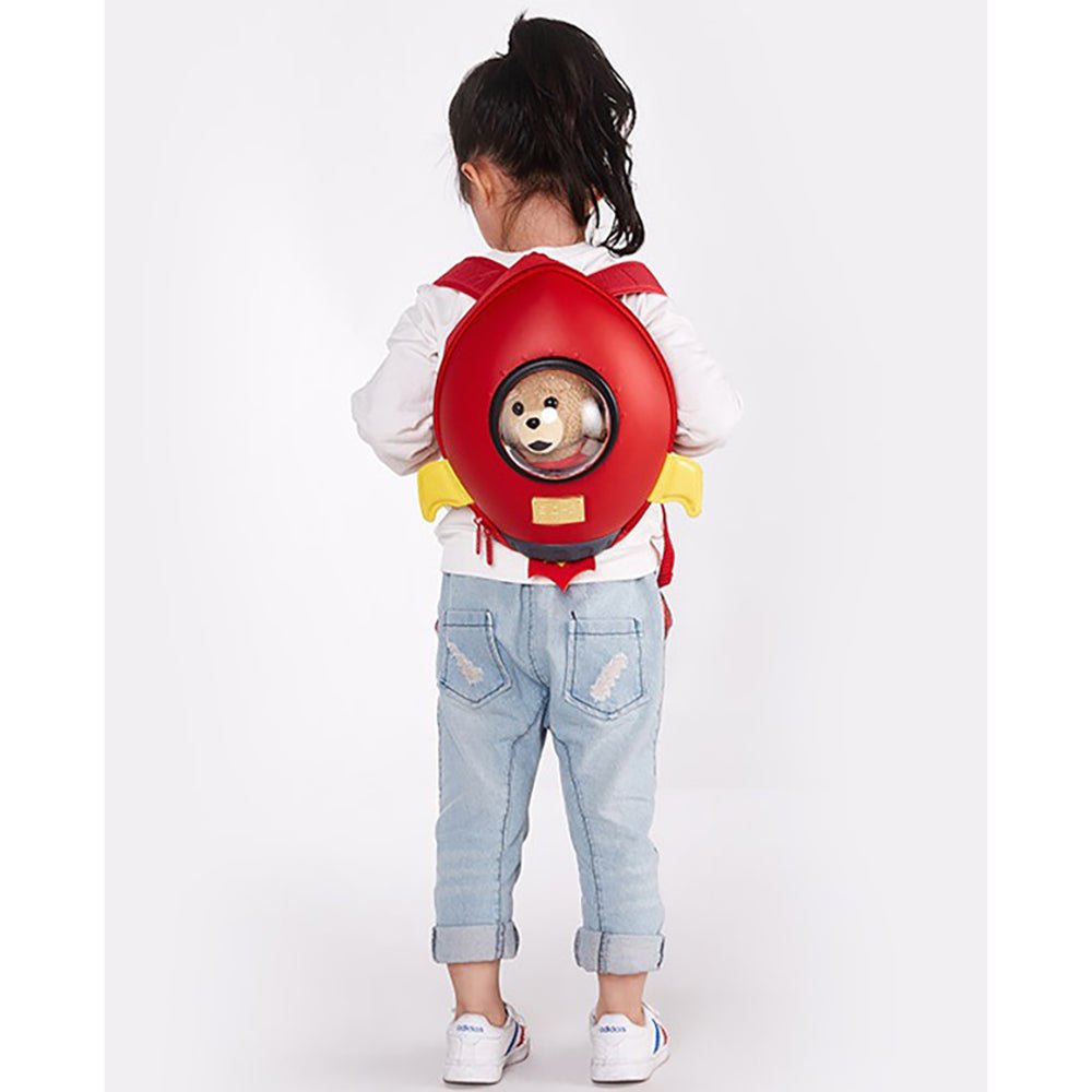 Little Surprise Box Rocket Backpack for Toddlers - LSB-BG-Redrocket