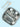 Little Surprise Box Rounded Square Stainless Steel Kids Lunch Box - LSB - LB - BLU - ROUNDSQR