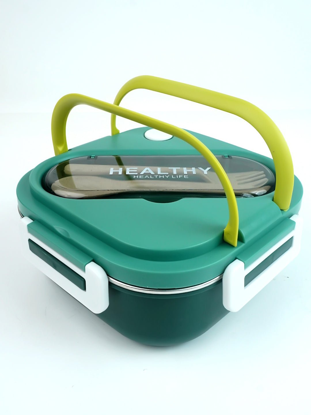 Little Surprise Box Rounded Square Stainless Steel Kids Lunch Box - LSB - LB - PNK - ROUNDSQR