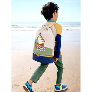 Little Surprise Box Sailboat Swim Bag Kids | The Mom Store - Swim Bags