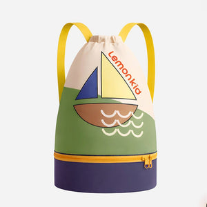 Little Surprise Box Sailboat Swim Bag Kids | The Mom Store - Swim Bags