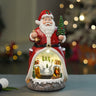 Little Surprise Box Santa Belly Train Rotating, Musical & Lit Christmas Decoration & Home Decor - Christmas Decor