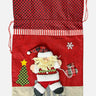 Little Surprise Box Santa Checks Christmas Sack for Christmas Gifts and Home Décor - LSB - CMS - CHECKSSANTA - SACK