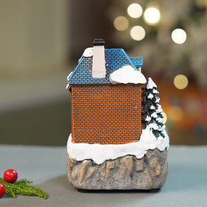 Little Surprise Box Santa House figurine rotating, musical & Lit Christmas Decoration & Home Décor - Christmas Decor