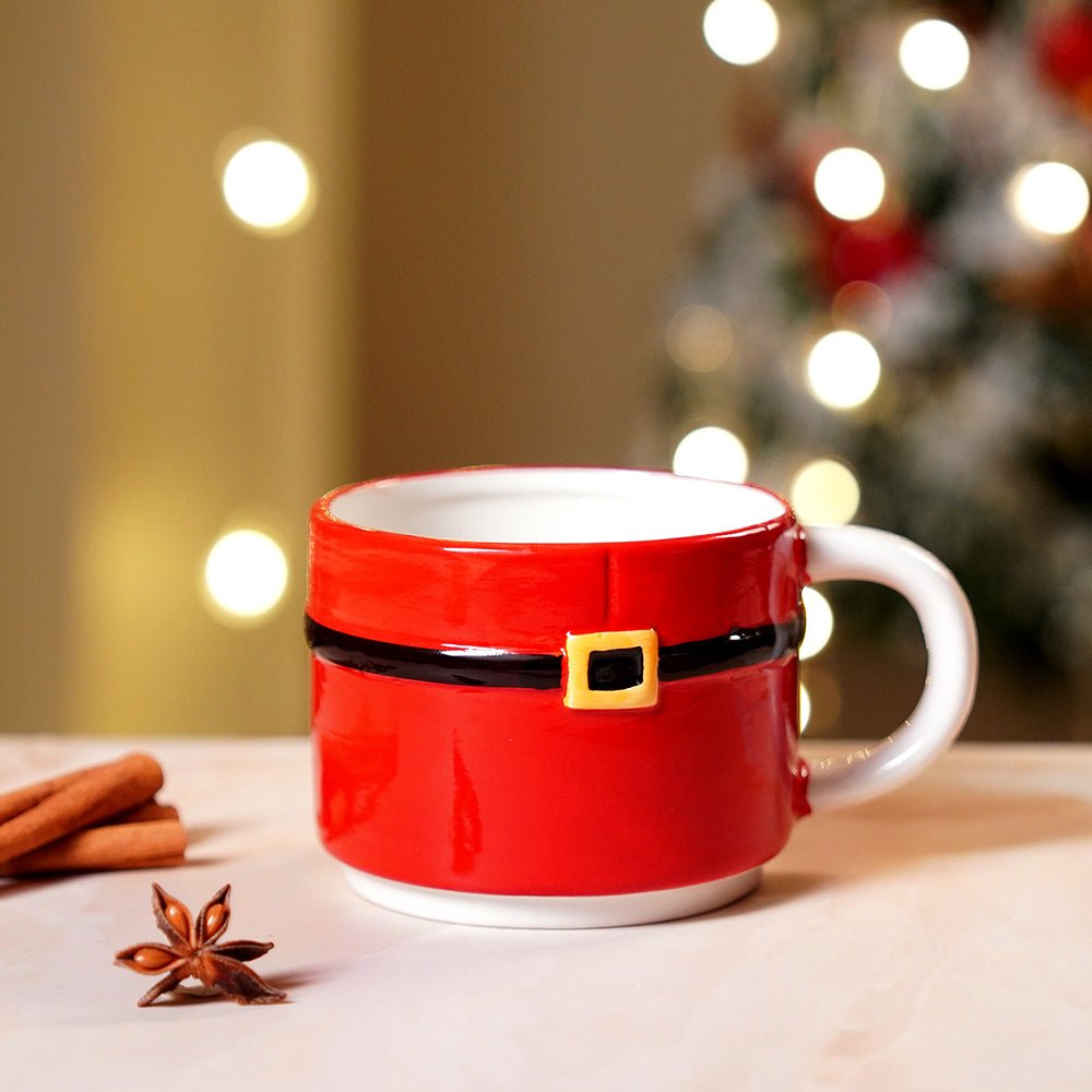 Little Surprise Box Santa themed 3pcs teapot and Hot chocolate/Coffee chrsitmas Mugs Set. - Christmas Cutlery