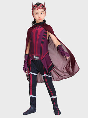 Little Surprise Box, Scarlet Witch Kids Halloween Costume Dress Up - LSB - HWC - SACRLETGIRL - 7 - 8Y
