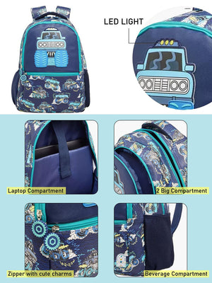 Little Surprise Box, School Backpack for Kids, 5yrs - 10yrs - LSB - BG - TRUCK - ONLY - BAG