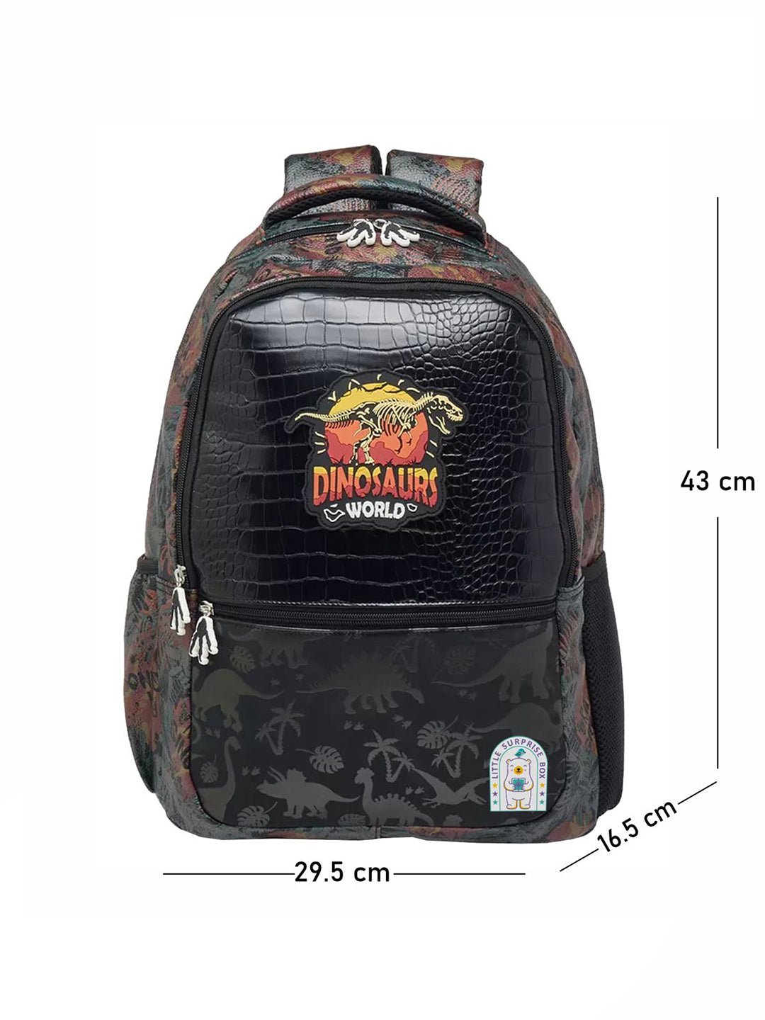 Little Surprise Box, School Backpack for Kids, 5yrs - 10yrs - LSB - BG - JURASIC - ONLY - BAG