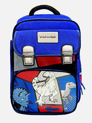 Little Surprise Box School Backpack for Kids - LSB - BG - Royalbluedino