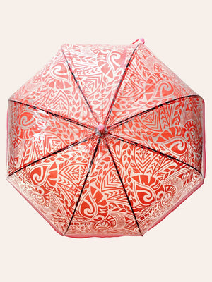 Little Surprise Box, Self Print Transparent Umbrella for Kids and Teens, 8yrs - 15yrs - LSB - UM - PNK - SELFPRNT