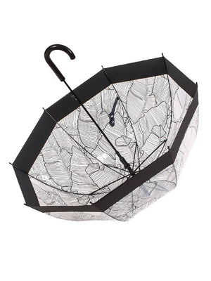 Little Surprise Box, Self Print Transparent Umbrella for Kids and Teens, 8yrs - 15yrs - LSB - UM - BLAK - SELFPRNT