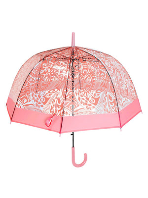 Little Surprise Box, Self Print Transparent Umbrella for Kids and Teens, 8yrs - 15yrs - LSB - UM - PNK - SELFPRNT
