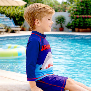Little Surprise Box Shark Swimwear Set - Fun & Comfort | The Mom Store - 3 - 4 Years Boys Swimwear
