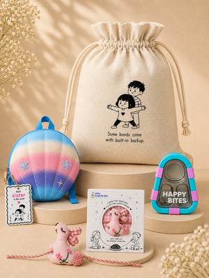 Little Surprise Box Shell Rakhi Gift Combo - Rakhi Combo